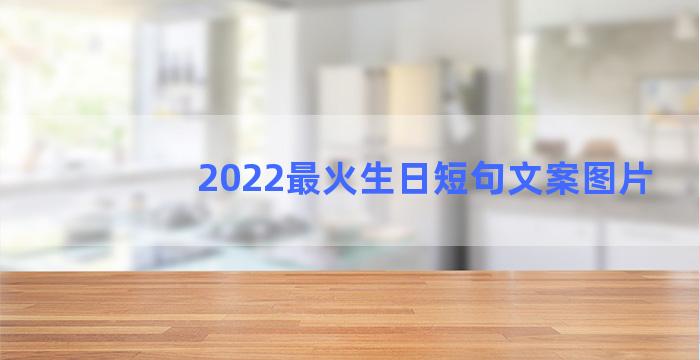 2022最火生日短句文案图片